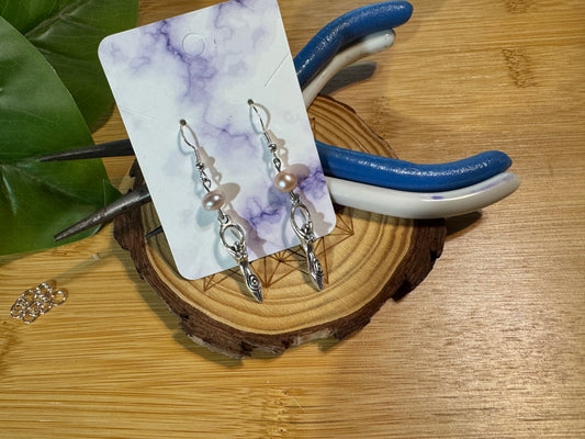 Goddess Pearl Earrings