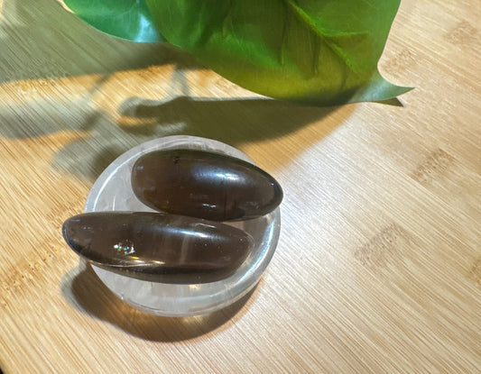 “Shiva Lingham Style” Smoky Quartz One Stone