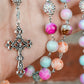 Handmade Lamp work Glass Beads and Sparkly Accent Beads