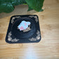 Mini Pink & White Chalcedony Turtle Carving-HTF