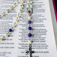 Handmade Amethyst and Swarovski Pearl Rosary