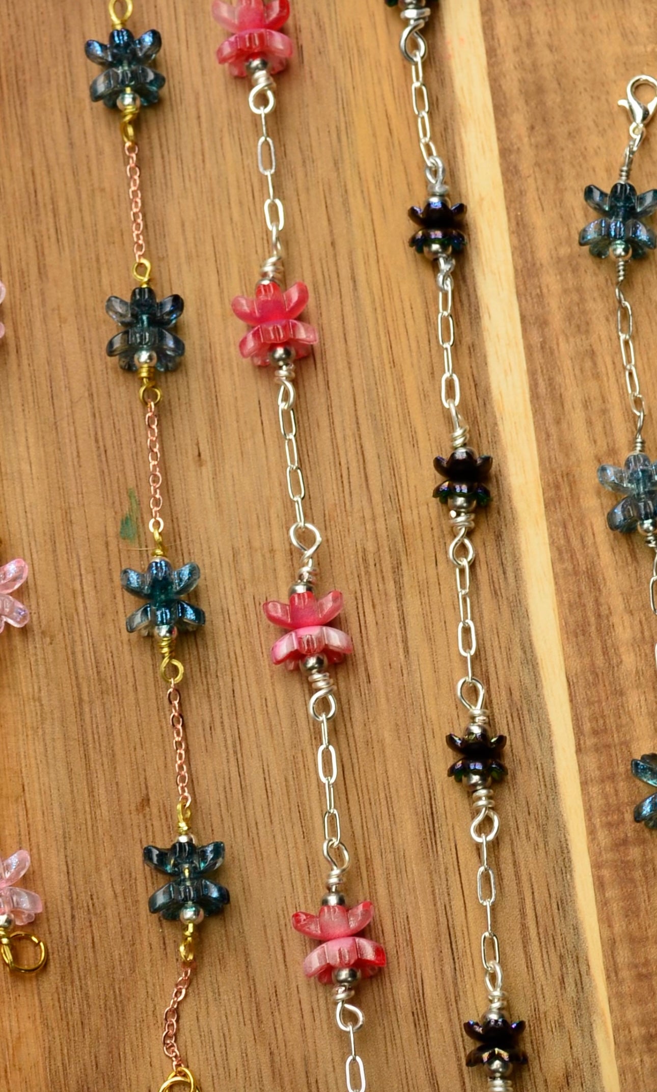 Double Flower Bracelet