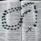 Handmade Blue Tigers Eye Decorative Wrapped Rosary