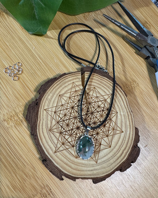 Moss Agate Pendant