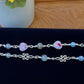 Natural Labradorite Wire Wrapped Bracelets