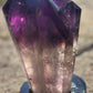Amethyst and Smoky Quartz 4 Point Tower