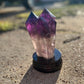 Amethyst and Smoky Quartz 4 Point Tower