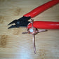 Hand Woven & Wire-Wrapped Rustic Cross w:Crown of Thorns- White Jade
