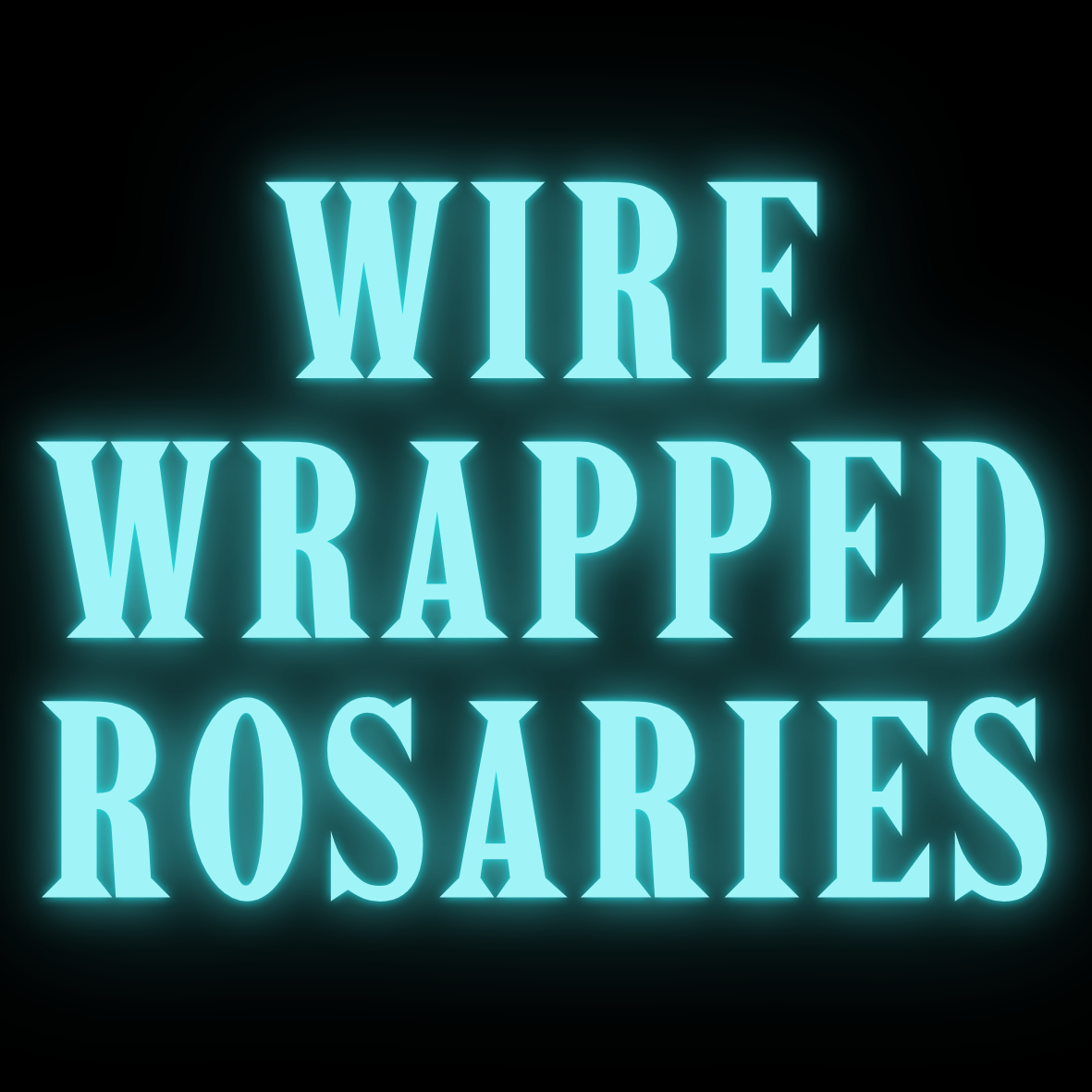 Handmade Wire Wrapped Rosary