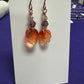 Falling Leaves Austrian Crystal Drop Earrings