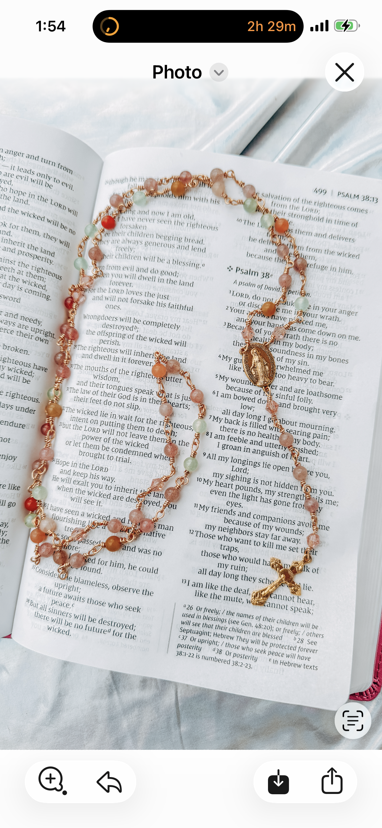 Handmade Tourmaline Wire Wrapped Rosary