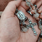 Handmade Champagne Moonstone And Swarovski Pearl Wire Wrapped Blessed Mother Rosary