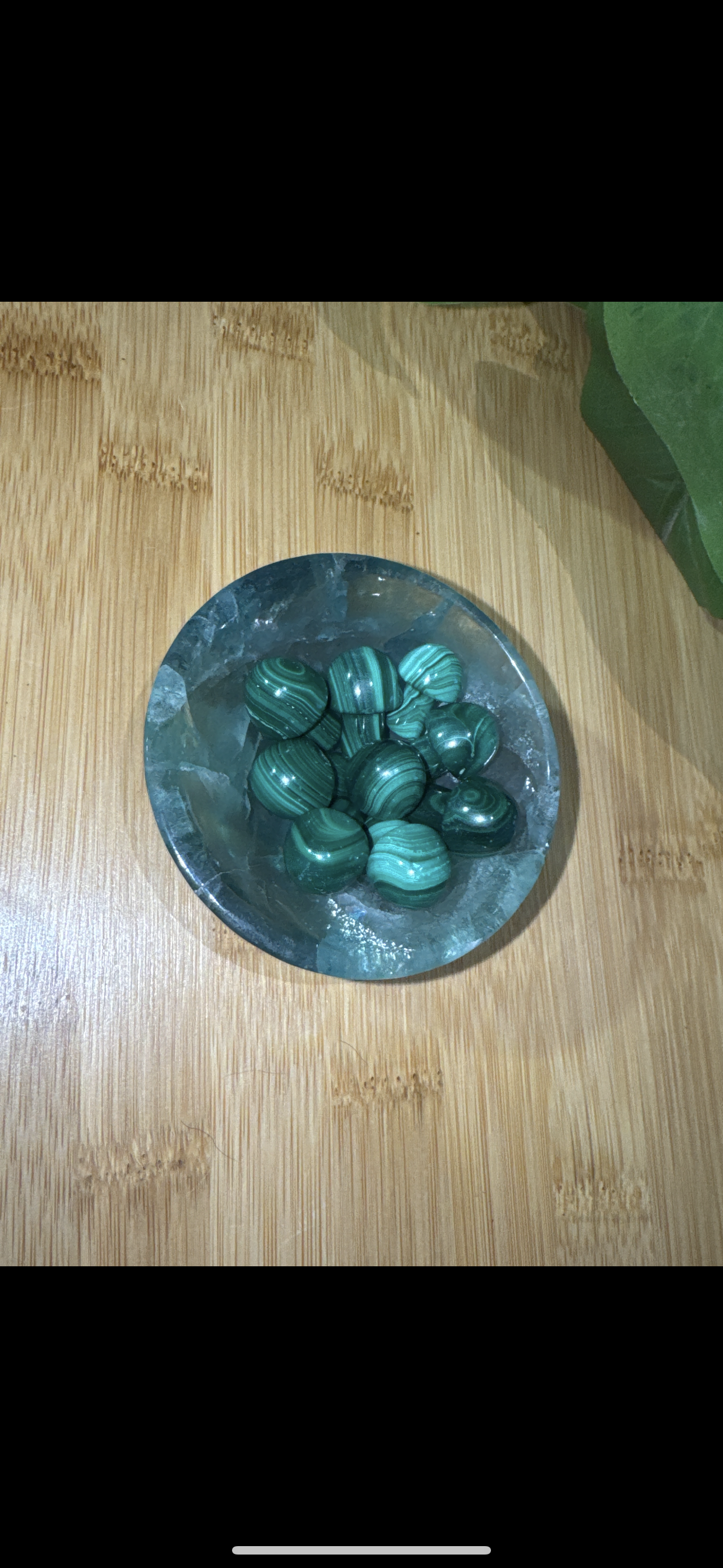 Mini Genuine Malachite Mushrooms
