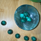 Mini Genuine Malachite Mushrooms