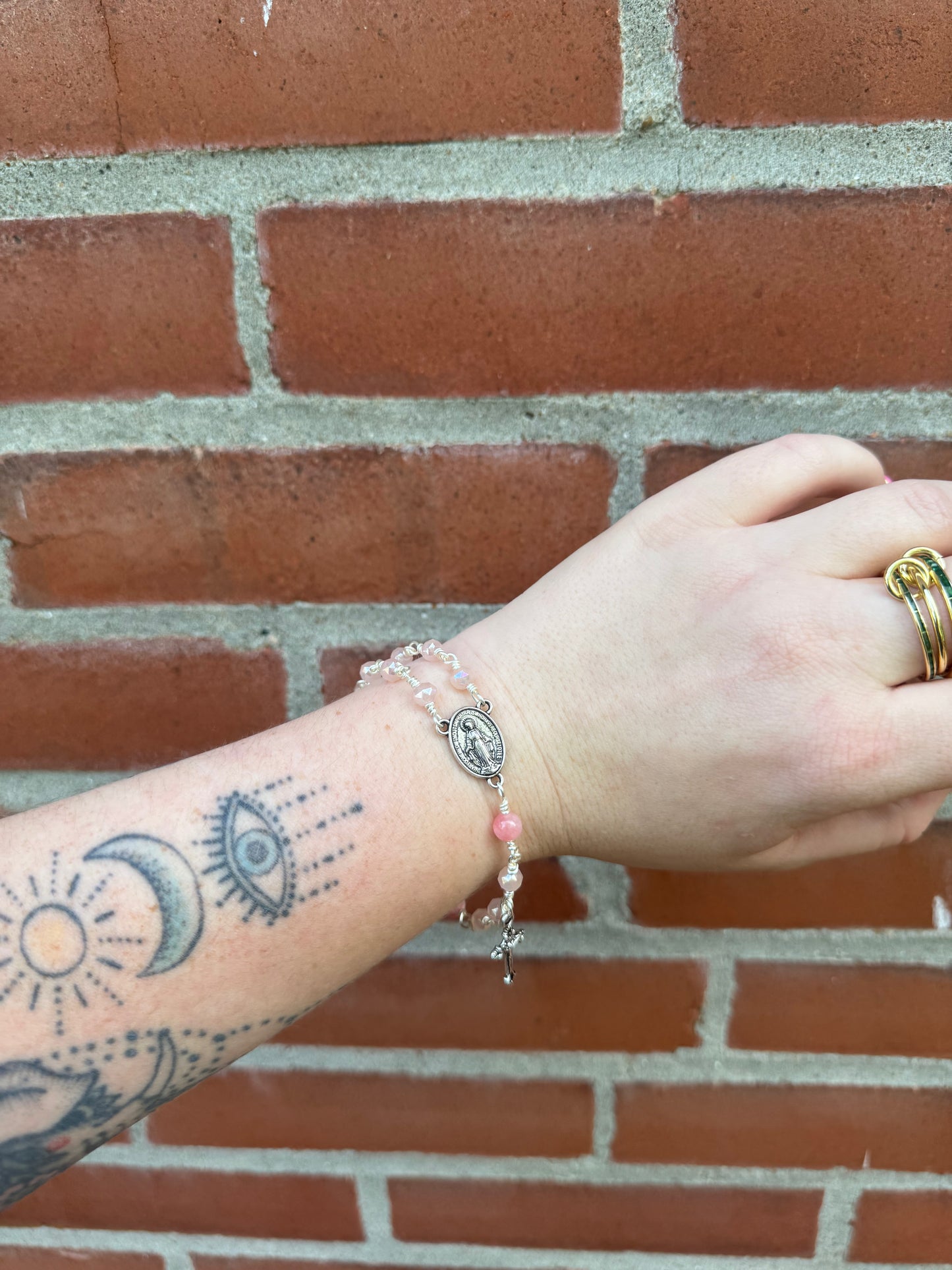 Crystal Rosary Bracelet