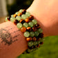Success Bracelet- Adventurine and Tigers Eye