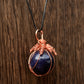 Wire Wrapped Crystal Ball Pendants