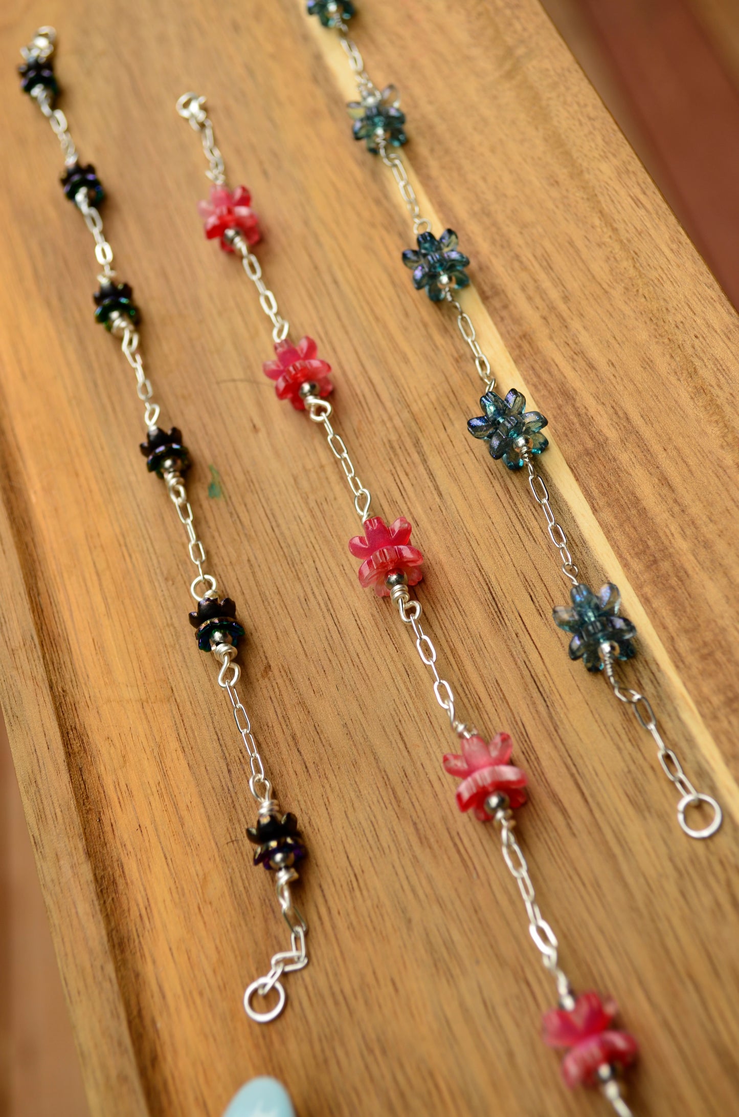 Double Flower Bracelet