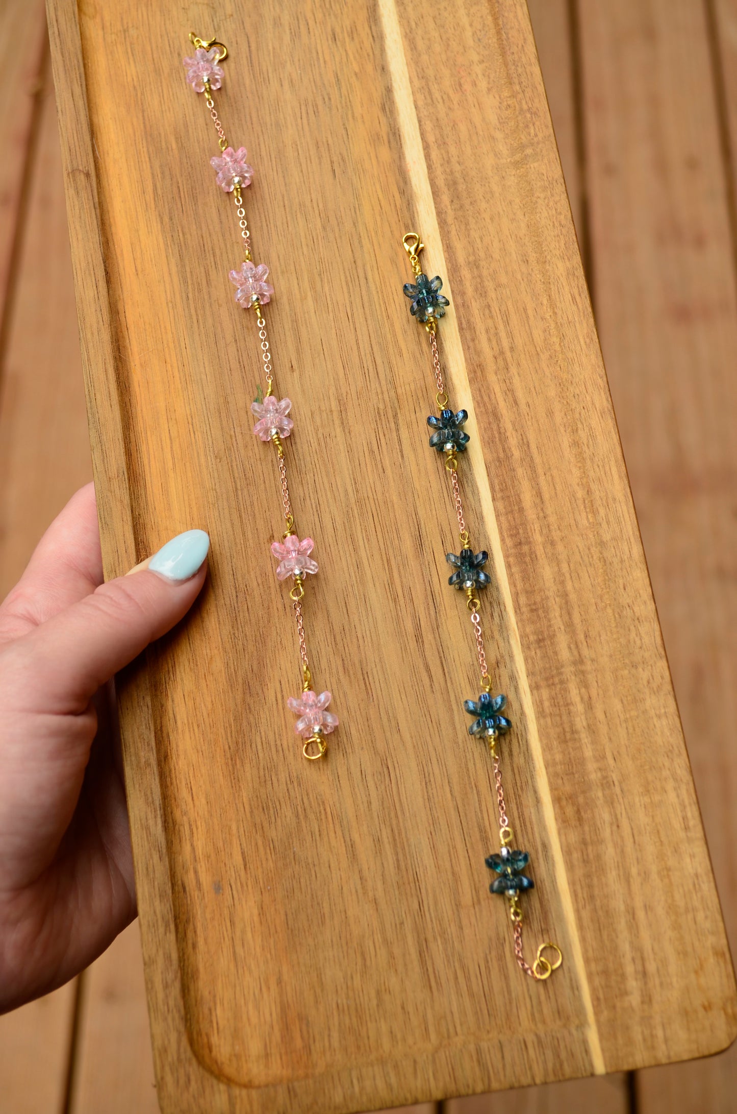 Double Flower Bracelet