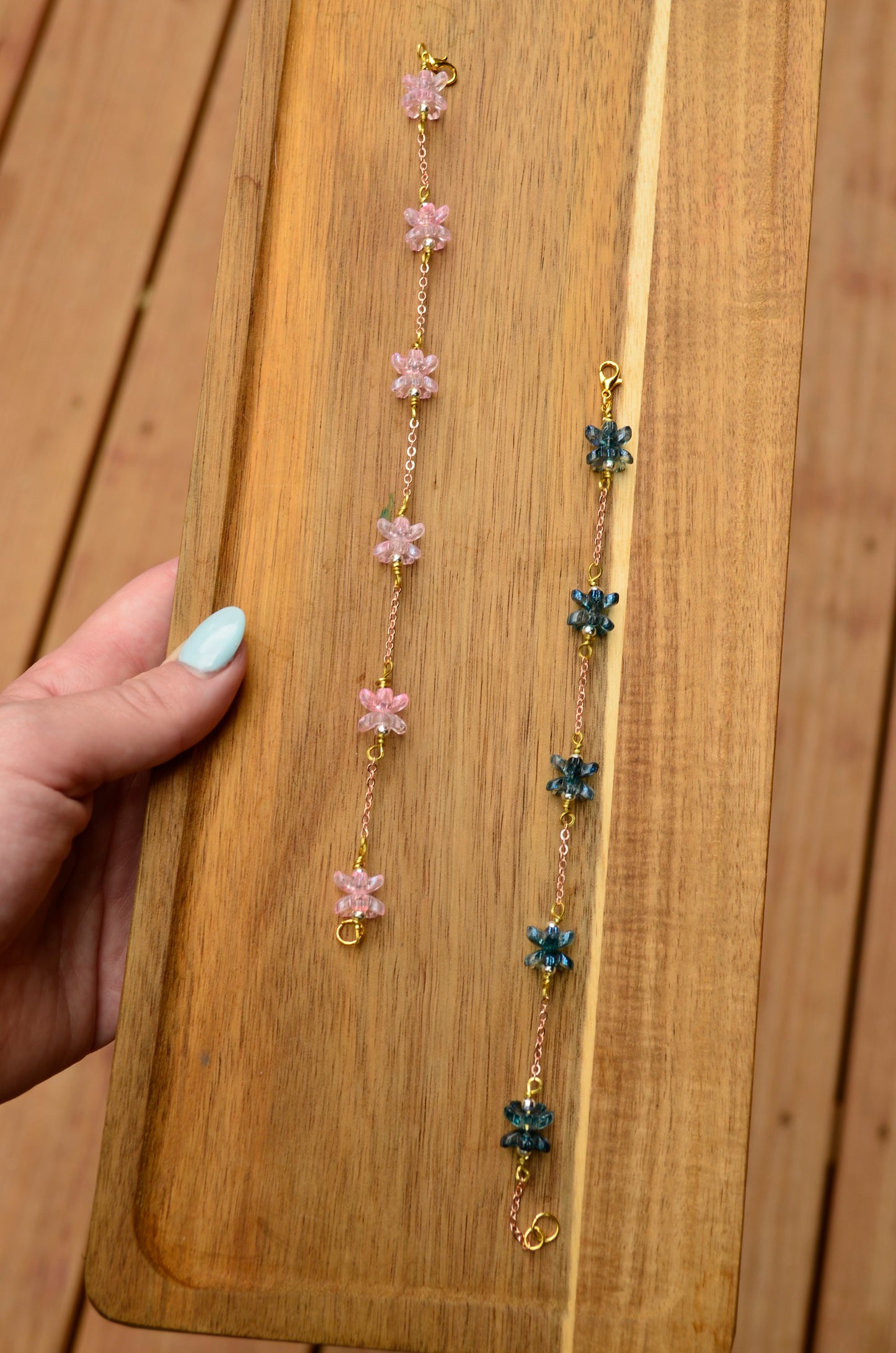Double Flower Bracelet