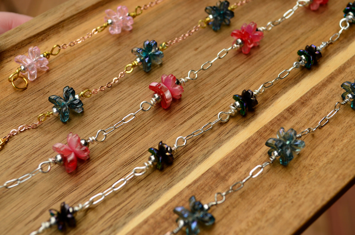 Double Flower Bracelet