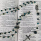 Handmade Blue Tigers Eye Decorative Wrapped Rosary