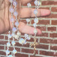 Handmade Opalite and Swarovski Pearl Holy Family Rosary