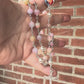 Handmade Pastel Jade with Swarovski Pearl Rosary