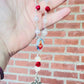 Handmade Rearview Mirror Rosary with St Benedict Medal